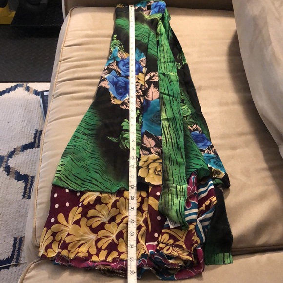 Wrap around tie sari boho convertible skirt NWOT - Picture 10 of 11